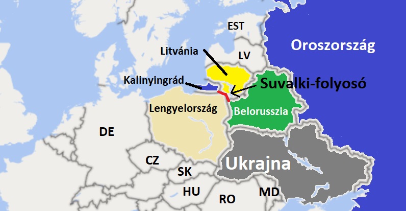 a lengyel-litván határon futó folyósón, az úgynevezett Suwalki-folyosón keresztül volt biztosítva, hogy Oroszország árut, szállíthasson Kalinyingrádba. Most ezen a folyosón vezetett be blokádot Litvánia.