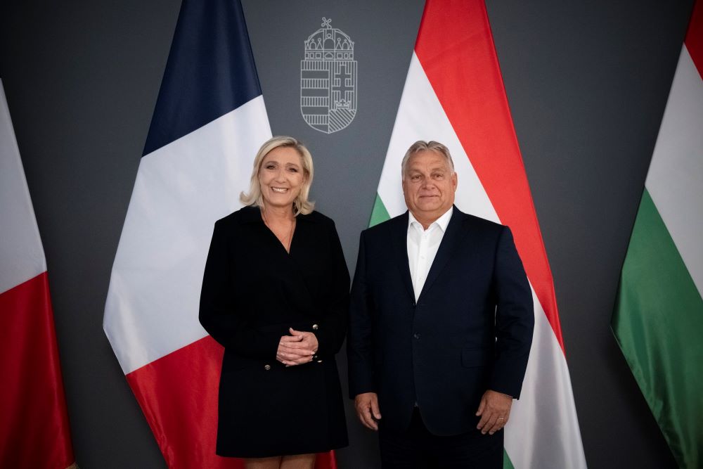 Orbán Viktor és Marine Le Pen