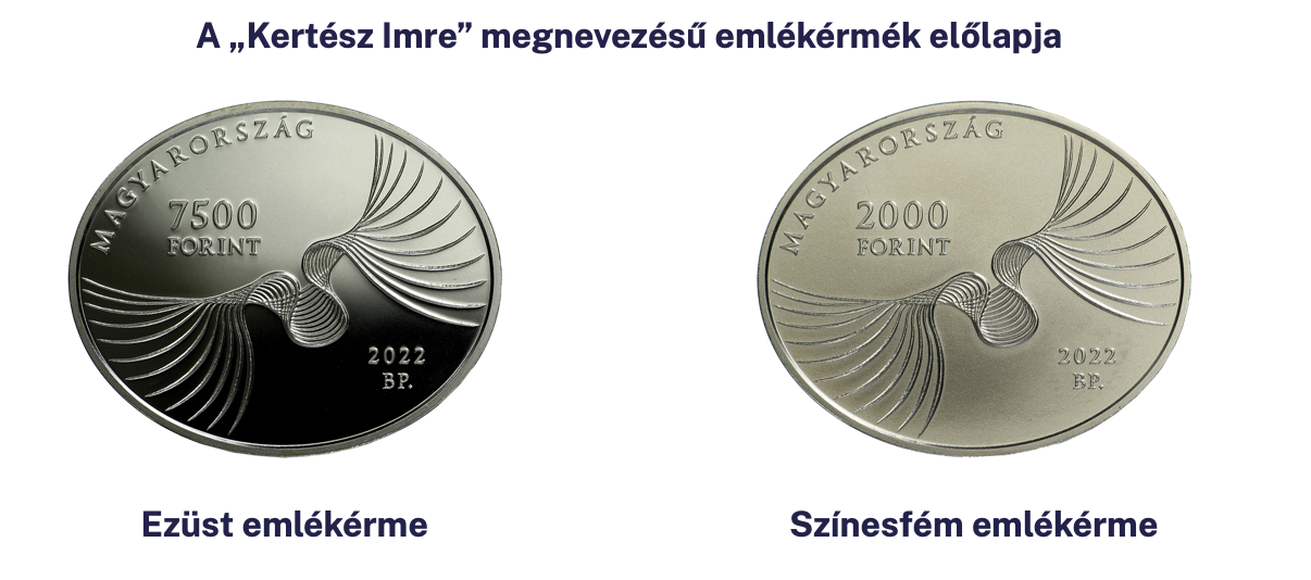 Kertész Imre tiszteletére új taggal bővül a magyar Nobel-díjasokat bemutató emlékérme-sorozat