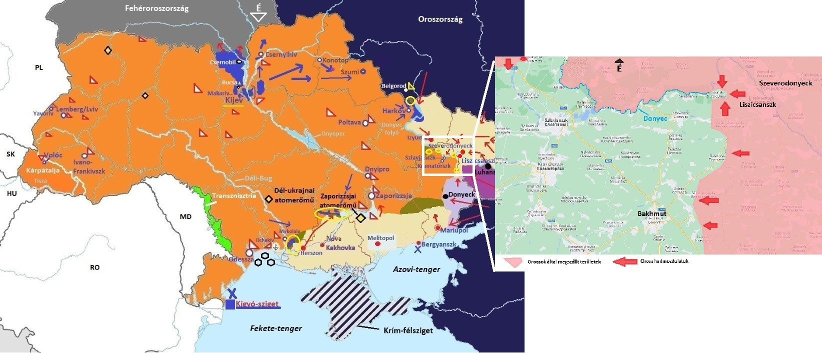 Az orosz erők folyamatosan lövik a villanyvezetékeket, hogy az atomerőművet lekapcsolják az ukrán elektromos hálózatról