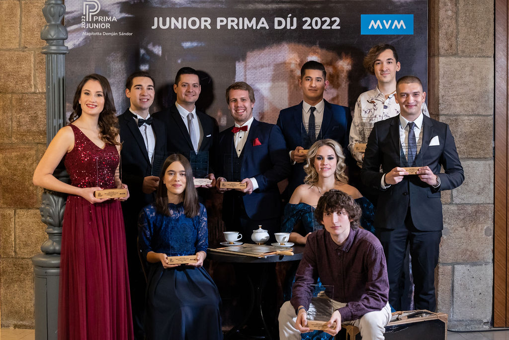 A Junior Prima Díj magyar zeneművészet kategóriájának 2022-es díjazottjai