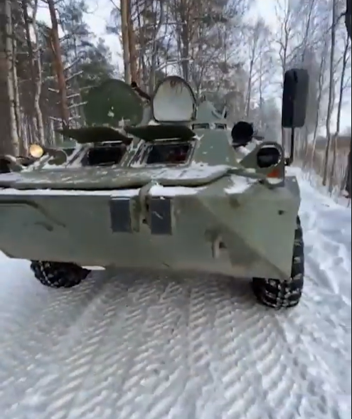 A videón szereplő BTR-80-as