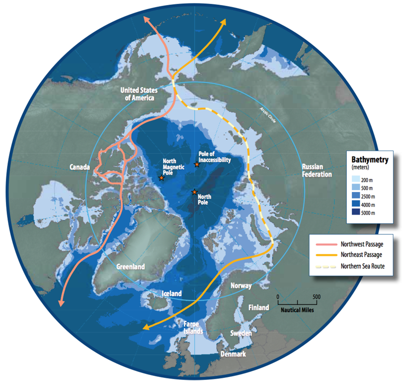 Szállítási útvonalak az Északi sarkkörön