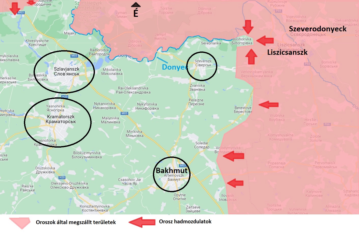 Az orosz offenzíva új célpontjai Liszicsanszk elfoglalása után - az orosz műveletek ezt követően ismét elakadtak