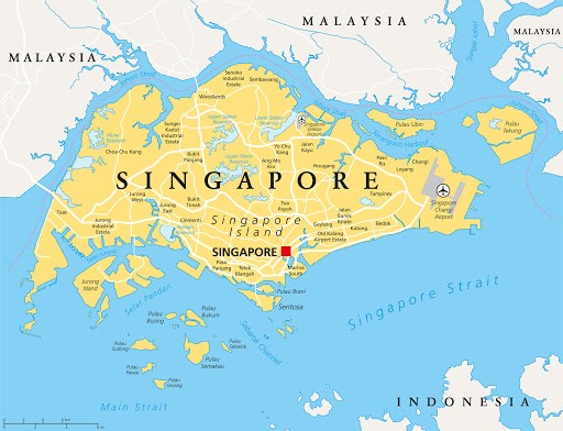 Szingapúr területén összesen több mint 3000 kilométernyi út van, amelyet, ha "kinyújtanánk" akkor Szingapúrtól Hongkongig érne.
