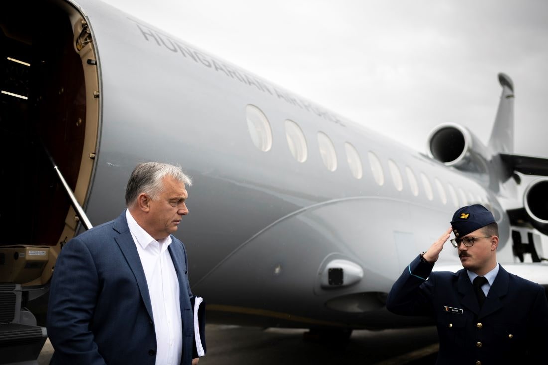 Orbán Viktor megérkezett Brüsszelbe, az Európai Unió vezetőinek csúcstalálkozójára